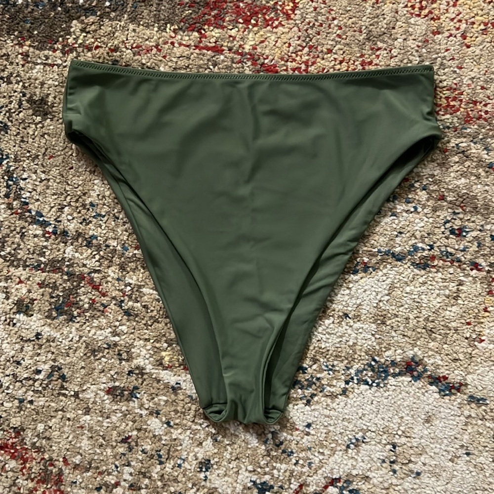 Aerie Army Green Bikini Set - Picture 9 of 12
